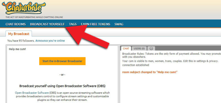 How to broadcast on Chaturbate. Quick start guide ⇒