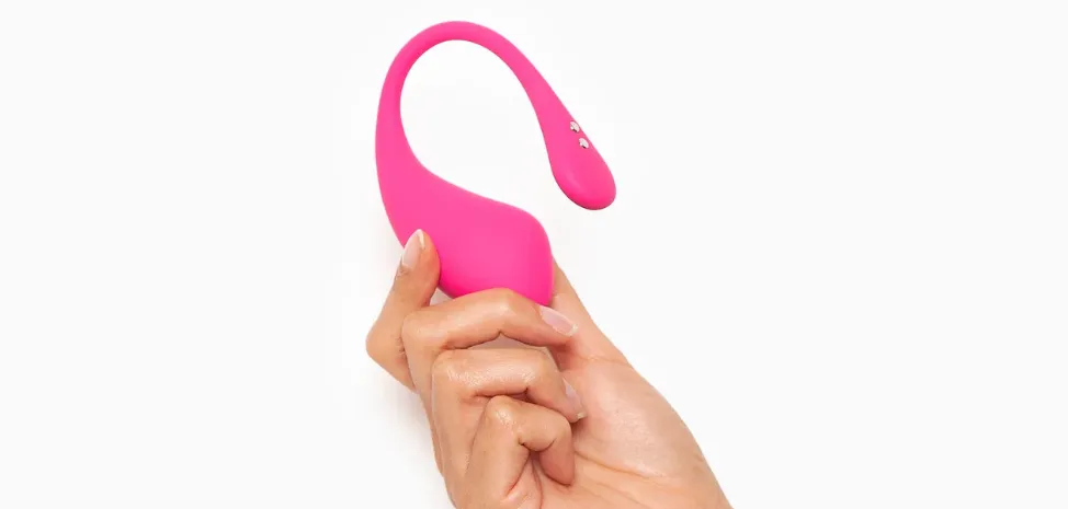 Lovense Lush 3 pink vibrating egg with tail